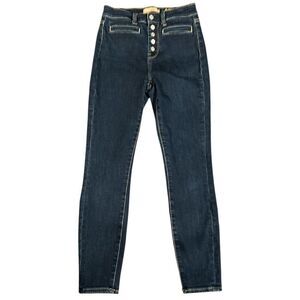 Seven 7 For All Mankind B(air) Jeans The Ankle Skinny Women's Size 26‎ Dark Blue
